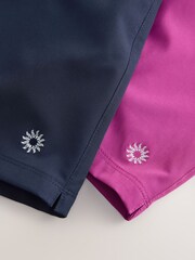 Bleu marine/rose - Short de bain Motionflex 5 pouce 2 paquet - Image 5 de 6