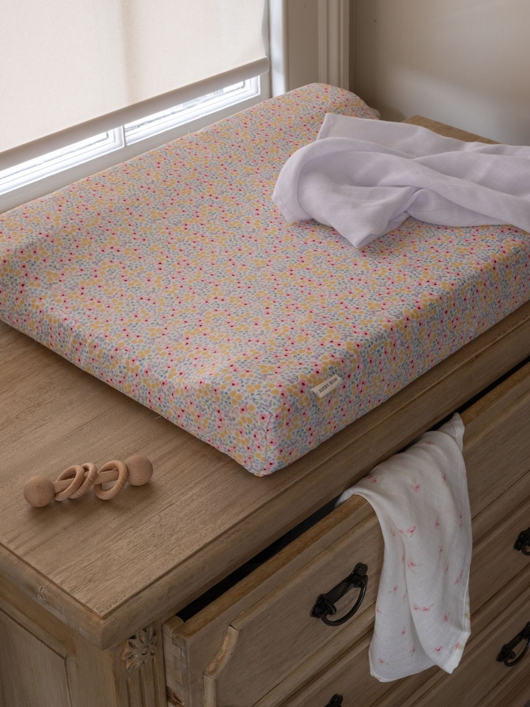 Avery Row Wildflower Garden Baby Changing Mat - Image 1 of 4