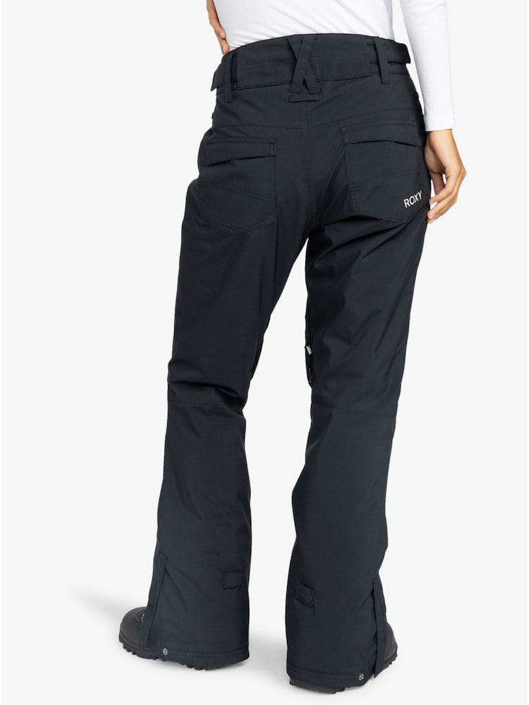 Roxy Black Waterproof Thermal Backyard Highwaisted Ski Snow Trousers - Image 2 of 8
