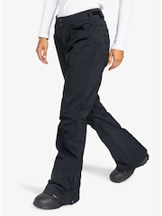 Roxy Black Waterproof Thermal Backyard Highwaisted Ski Snow Trousers - Image 3 of 8
