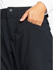 Roxy Black Waterproof Thermal Backyard Highwaisted Ski Snow Trousers - Image 4 of 8