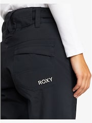 Roxy Black Waterproof Thermal Backyard Highwaisted Ski Snow Trousers - Image 7 of 8