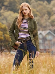 Joe Browns Green Utility Military Jacket - Image 2 of 7