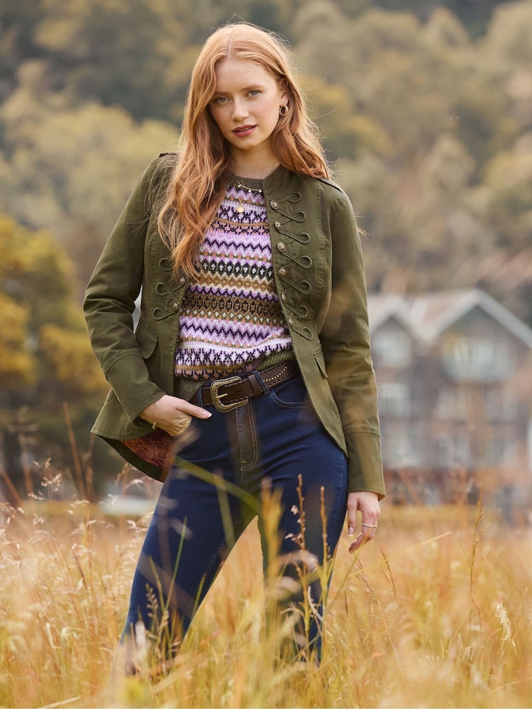 Joe Browns Green Utility Military Jacket - Image 2 of 7