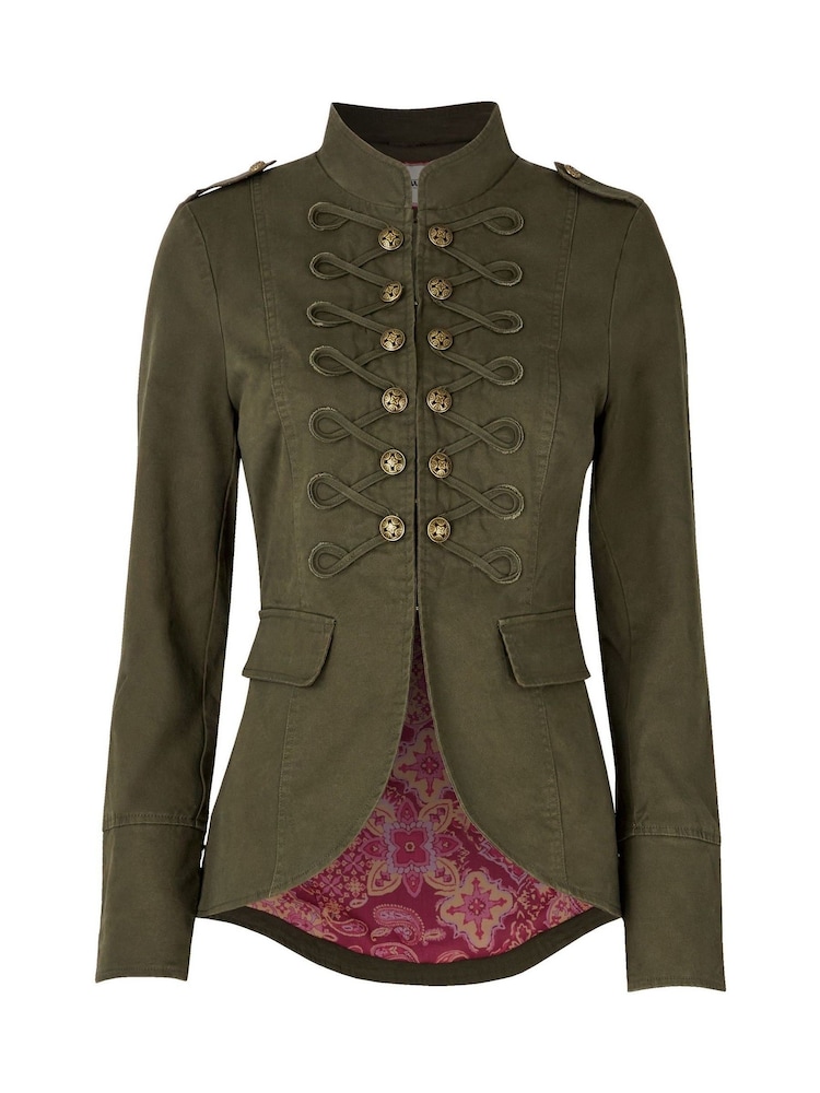 Joe Browns Green Utility Military Jacket - Image 7 of 7 Joe Browns Green Utility Military Jacket - Image 7 of 7