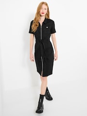 Joe Browns Black Petite Stretch Denim Dress - Image 1 of 5