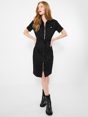 Joe Browns Black Petite Stretch Denim Dress - Image 3 of 5