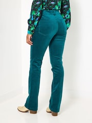 Joe Browns Blue Petite Bootcut Moleskin Trousers - Image 3 of 5