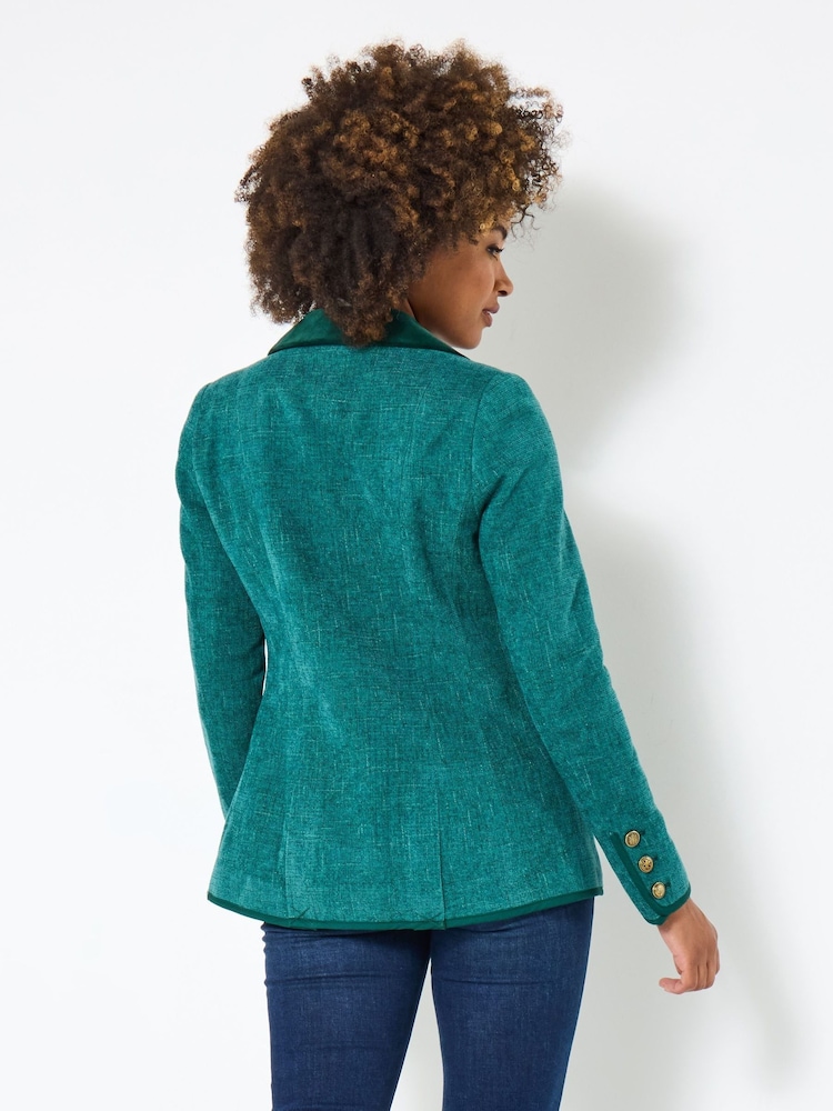 Joe Browns Green Single Breasted Jacket - Image 2 of 5