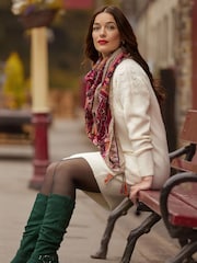 Joe Browns Cream Pointelle Knitted Dress - Image 6 of 7