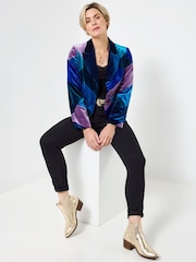 Joe Browns Blue Patchwork Boutique Jacket - Image 2 of 7