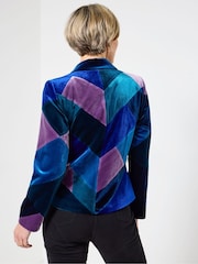 Joe Browns Blue Patchwork Boutique Jacket - Image 4 of 7