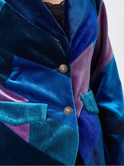 Joe Browns Blue Patchwork Boutique Jacket - Image 6 of 7