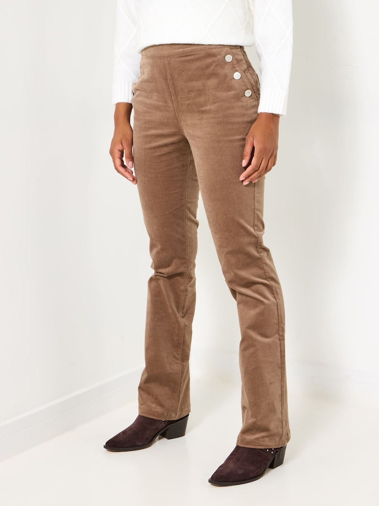 Joe Browns Brown Vintage Moleskin Trousers - Image 1 of 5 Joe Browns Brown Vintage Moleskin Trousers - Image 1 of 5