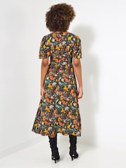Joe Browns Green Vintage Autumn Floral Dress - Image 4 of 5