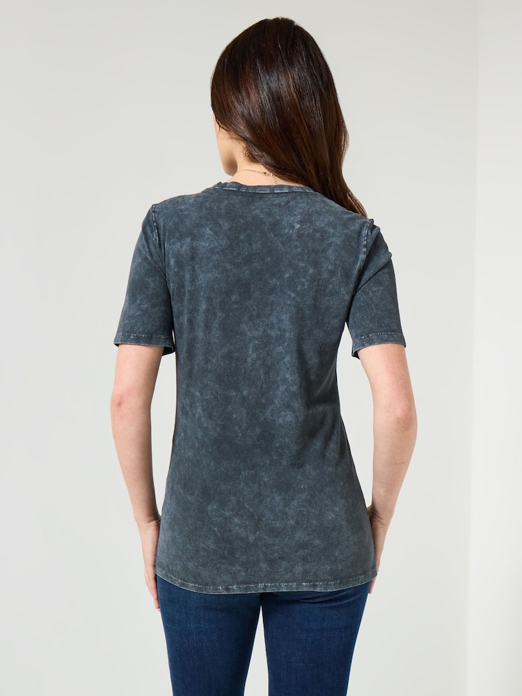 Joe Browns Grey Vintage Bloom T-Shirt - Image 1 of 5 Joe Browns Grey Vintage Bloom T-Shirt - Image 1 of 5