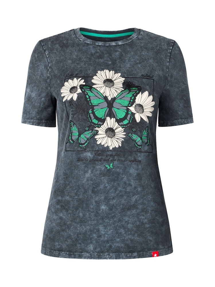 Joe Browns Grey Vintage Bloom T-Shirt - Image 5 of 5