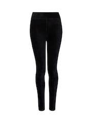 Joe Browns Black Stretch Ribbed Velour Leggings - Image 5 of 5