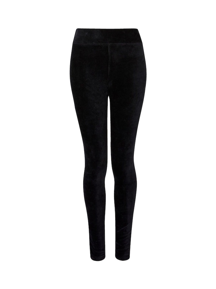 Joe Browns Black Stretch Ribbed Velour Leggings - Image 5 of 5 Joe Browns Black Stretch Ribbed Velour Leggings - Image 5 of 5