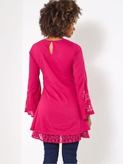 Joe Browns Pink Pink Embroidered Top - Image 4 of 5