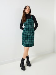 Joe Browns Green Pinafore Mini Dress - Image 1 of 5