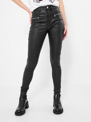Joe Browns Black Skinny Fit Rocker Trousers - Image 1 of 5