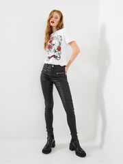 Joe Browns Black Skinny Fit Rocker Trousers - Image 3 of 5