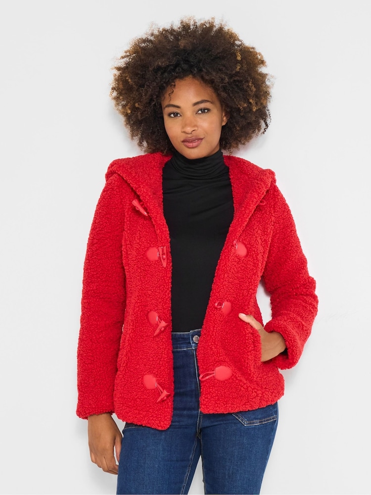 Joe Browns Red Red Hooded Jacket - Image 1 of 5 Joe Browns Red Red Hooded Jacket - Image 1 of 5