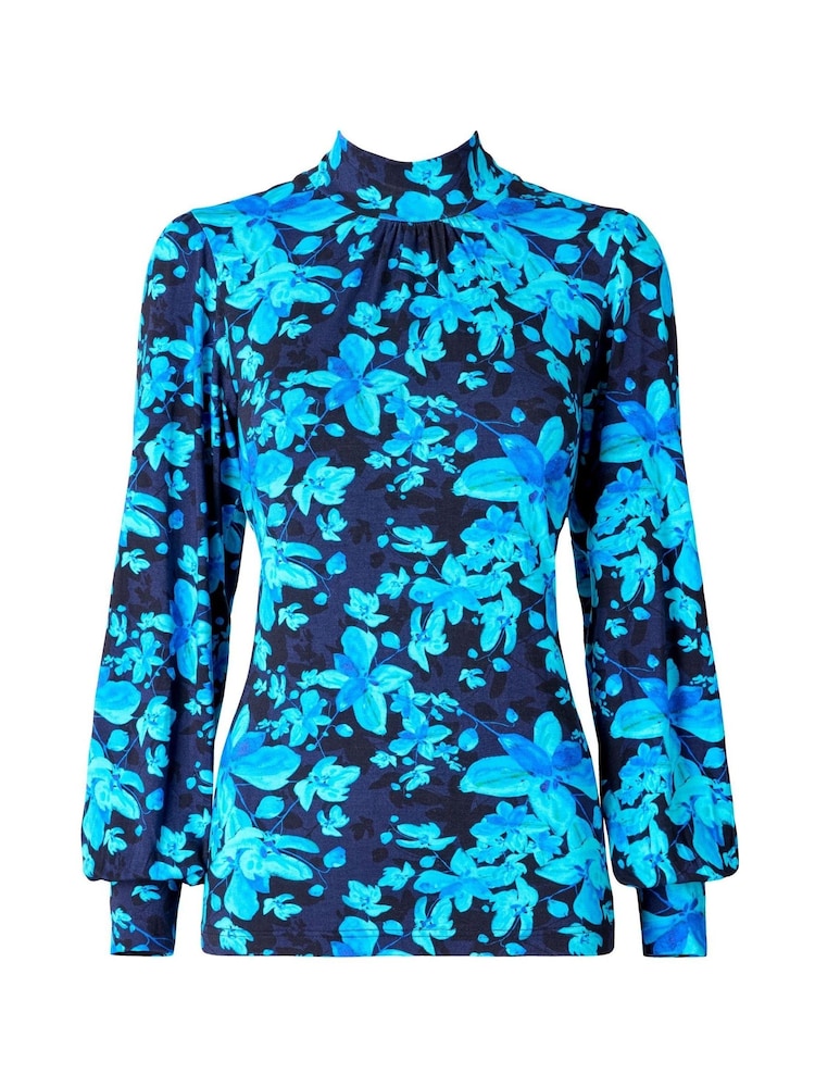 Joe Browns Blue Striking Floral Top - Image 5 of 5 Joe Browns Blue Striking Floral Top - Image 5 of 5