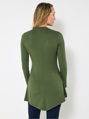 Joe Browns Green Slim Fit Asymmetric Top - Image 4 of 5