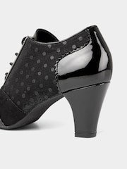 Joe Browns Black Polka Dot Detail Lace Up Shoes - Image 6 of 7