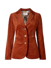 Joe Browns Orange Stitch Detail Velvet Jacket - Image 7 of 7