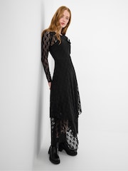 Joe Browns Black Versatile Black Lace Dress - Image 3 of 7