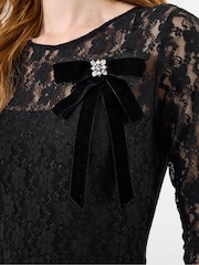 Joe Browns Black Versatile Black Lace Dress - Image 5 of 7