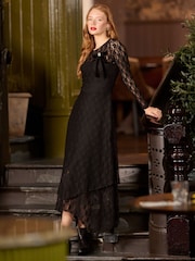 Joe Browns Black Versatile Black Lace Dress - Image 6 of 7