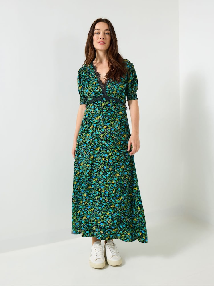 Joe Browns Green Vintage Floral Tea Dress - Image 1 of 5