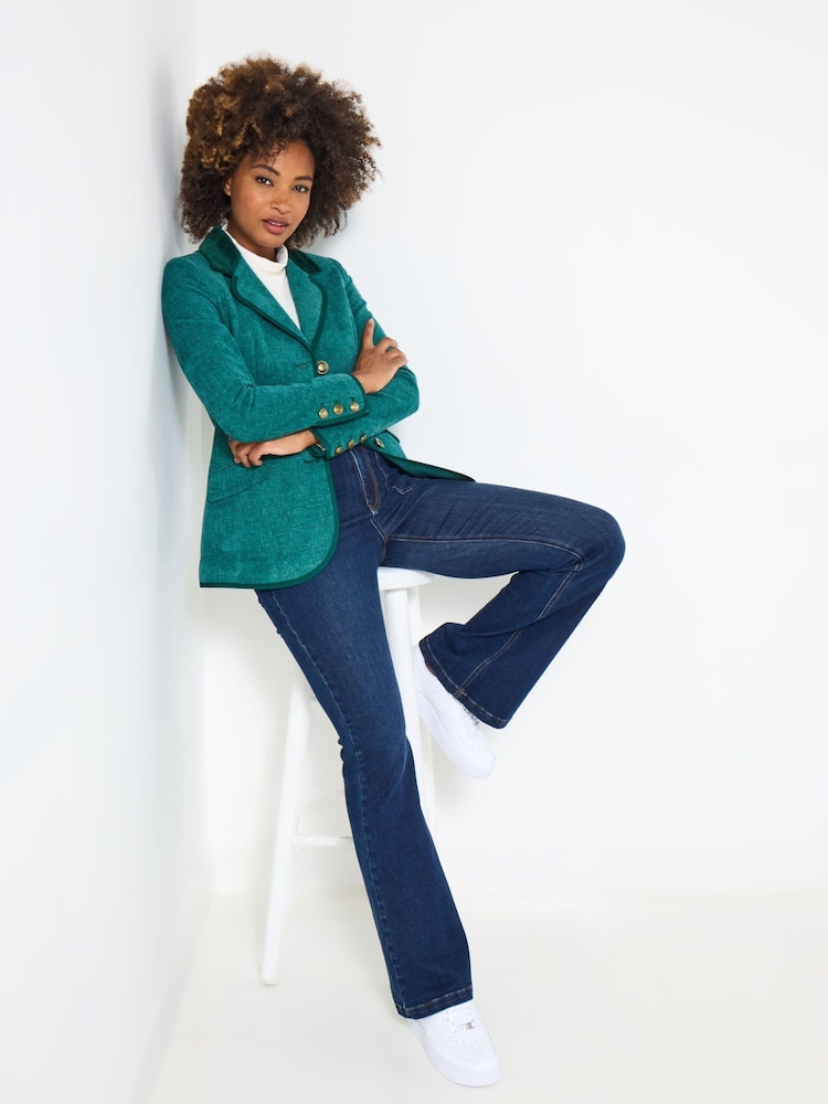 Joe Browns Green Petite Single Breasted Jacket - Image 1 of 5