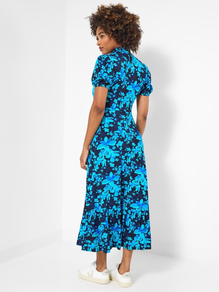 Joe Browns Blue Petite Autumn Vintage Midi Dress - Image 2 of 7