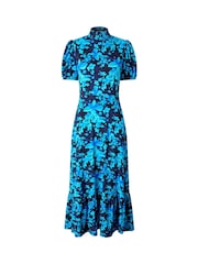Joe Browns Blue Petite Autumn Vintage Midi Dress - Image 7 of 7