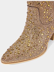 Joe Browns Gold Western Slip On Boots - Image 5 of 6