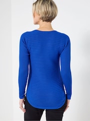 Joe Browns Ribbed Jersey Zip Top - Imagem 2 de 5