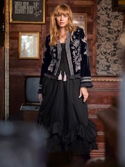 Joe Browns Black Wide Sleeve Boho Jacket - Image 1 of 7