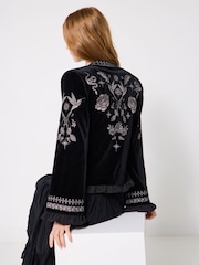 Joe Browns Black Wide Sleeve Boho Jacket - Image 4 of 7
