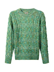 Joe Browns Green Wool Blend Cable Jumper - Image 5 of 5