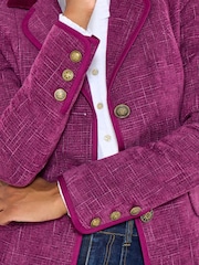 Joe Browns Purple Petite Single Breasted Jacket - Image 6 of 7
