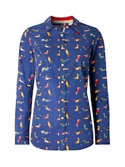 Joe Browns Blue Sausage Dog Shirt - Image 6 of 7