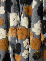 Joe Browns Grey Seasonal Textured Floral Wrap Coverup - Image 2 of 2