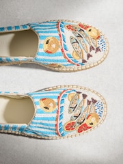Multi Forever Comfort® Hand Beaded Espadrilles - Image 10 of 12