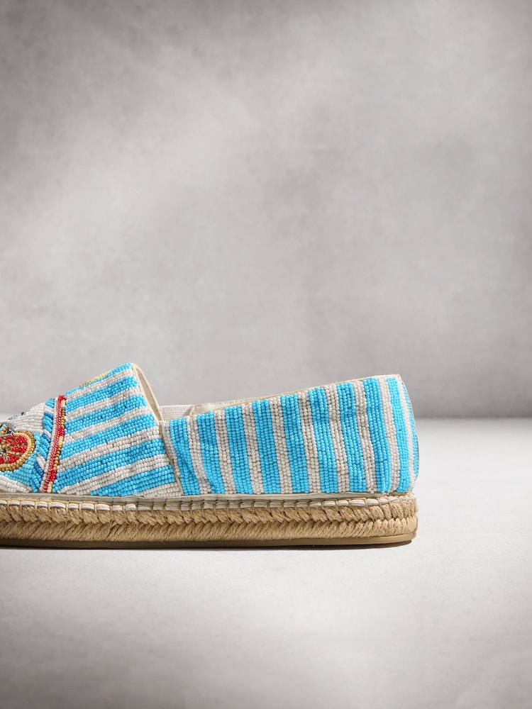 Multi Forever Comfort® Hand Beaded Espadrilles - Image 12 of 12 Multi Forever Comfort® Hand Beaded Espadrilles - Image 12 of 12