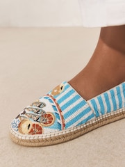 Multi Forever Comfort® Hand Beaded Espadrilles - Image 4 of 6